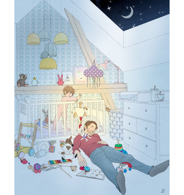 illustration delphine soucail chambre bebe.jpg - Delphine SOUCAIL | Virginie